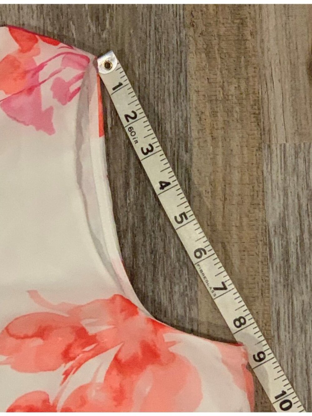 JH Jessica Howard Sleeveless Shift Dress Sz 14 Floral Lined Keyhole Pink Orange - Picture 14 of 16